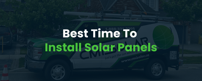 Blog - Web Banner Best time to install solar panels
