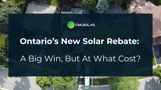 Ontario solar rebate 2025