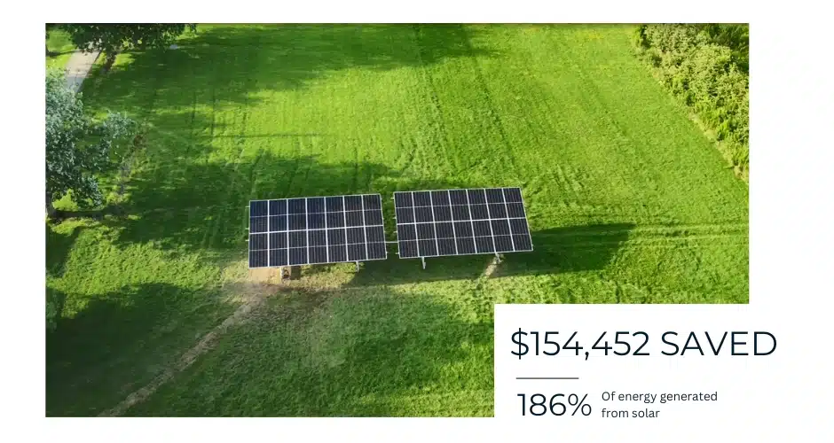 $154,452 SAVED from solar panels