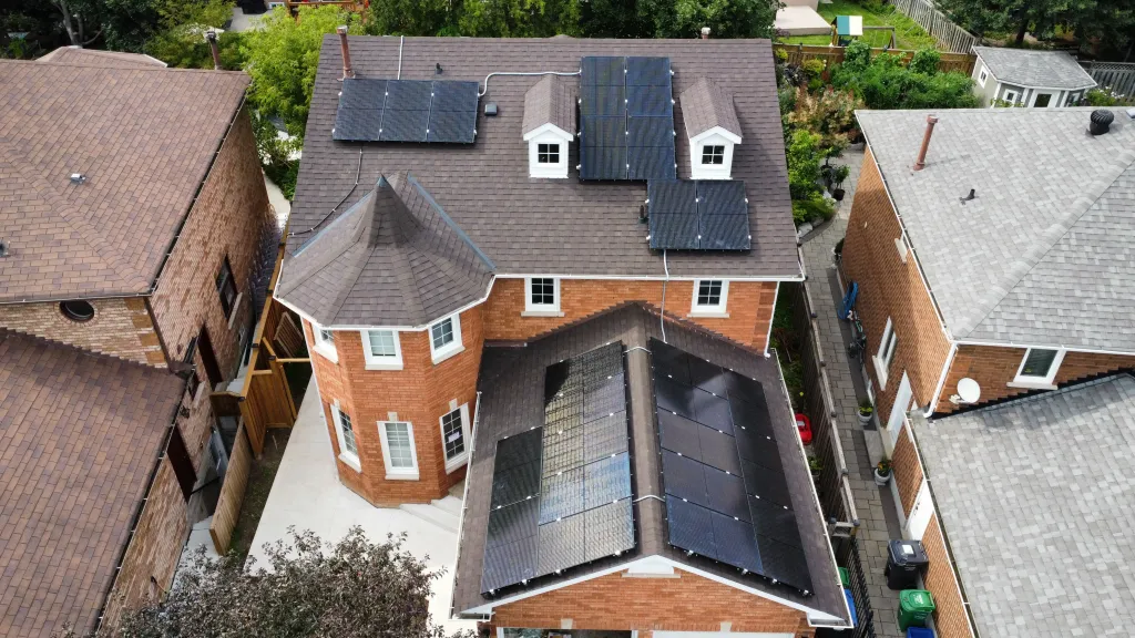 CMI Solar panel installation in ontario
