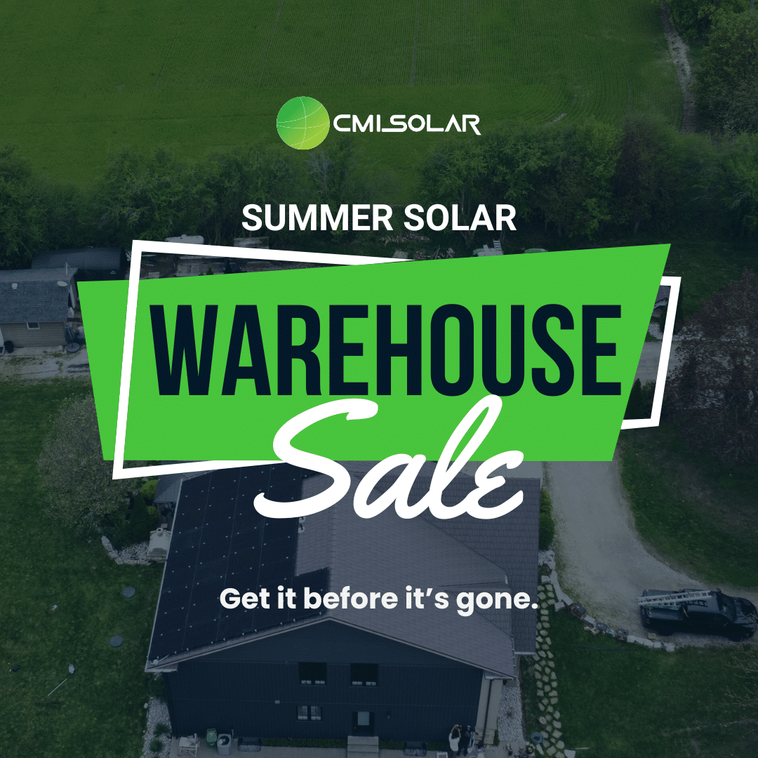 CMI Solar - Summer Solar Warehouse Sale